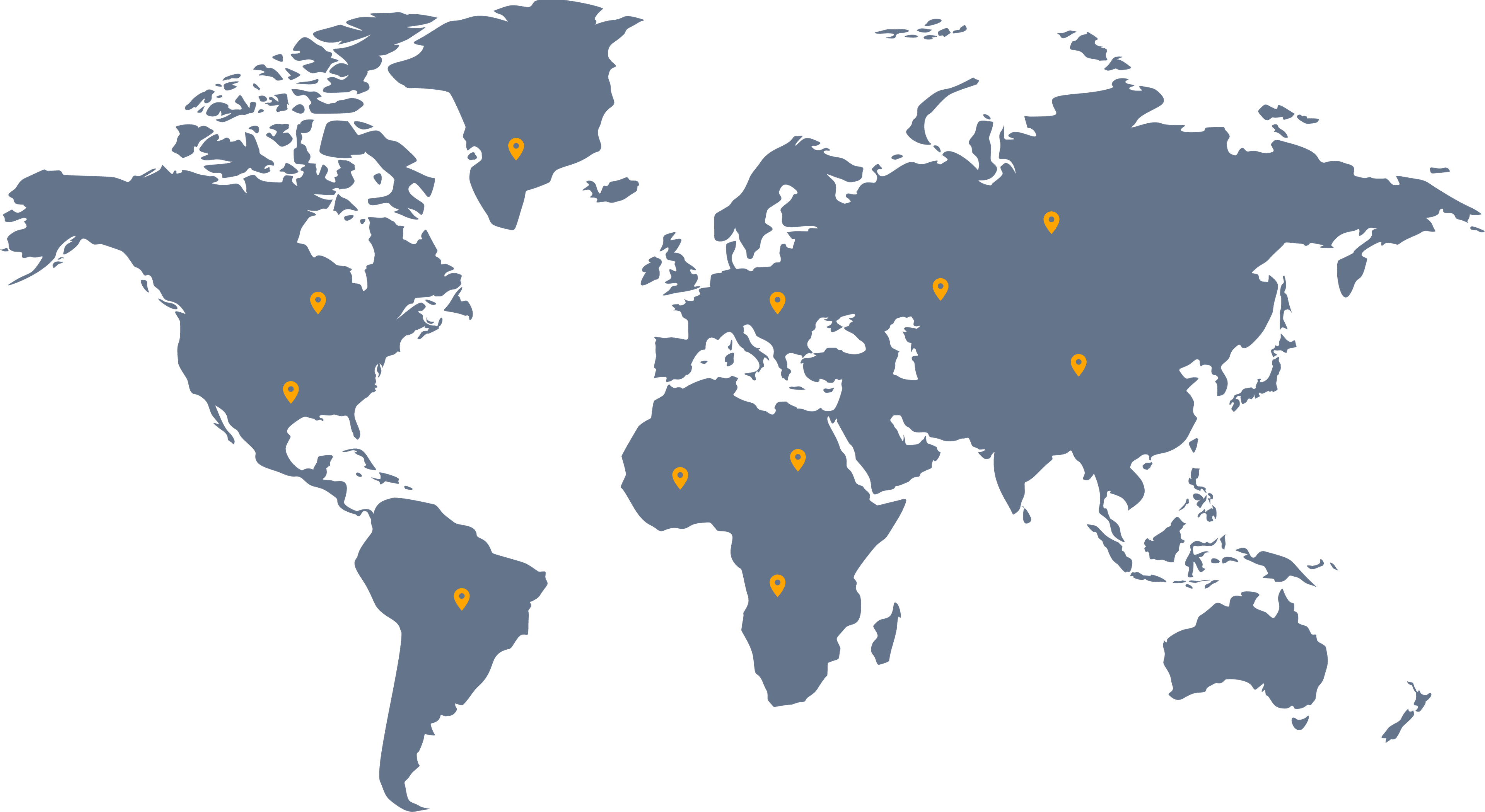 Global logistics network map